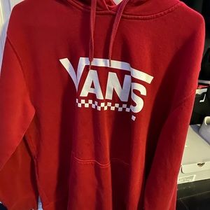 red Vans hoodie